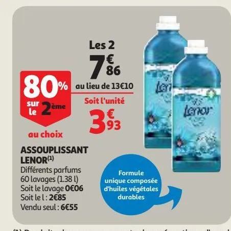 assouplissant lenor