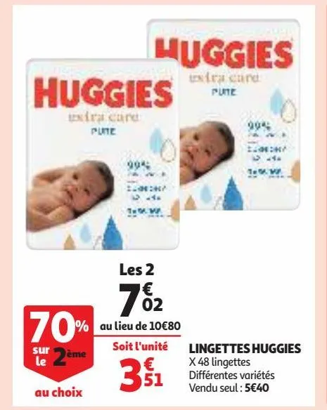 lingettes huggies