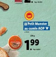 MASELS GRA  12 Petit Munster au cumin AOP  600  220 g  1⁹ 