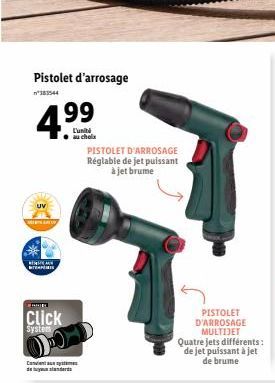 pistolet d'arrosage 