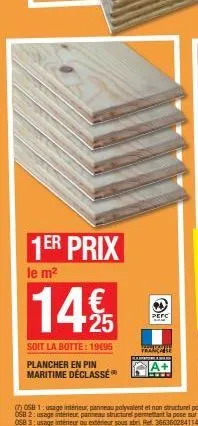 plancher en pin 