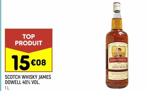 SCOTCH WHISKY JAMES DOWELL 40% VOL.