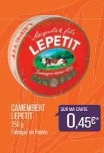 camembert lepetit