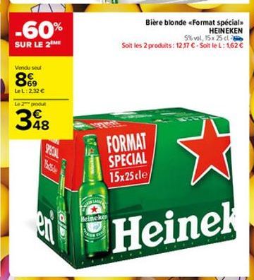 bière blonde Heineken