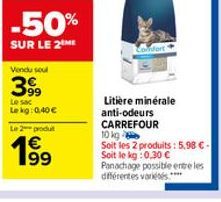 litière Carrefour