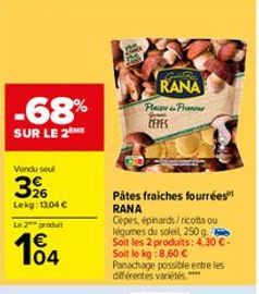 pâtes fraîches Rana