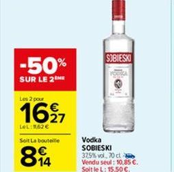 vodka Sobieski