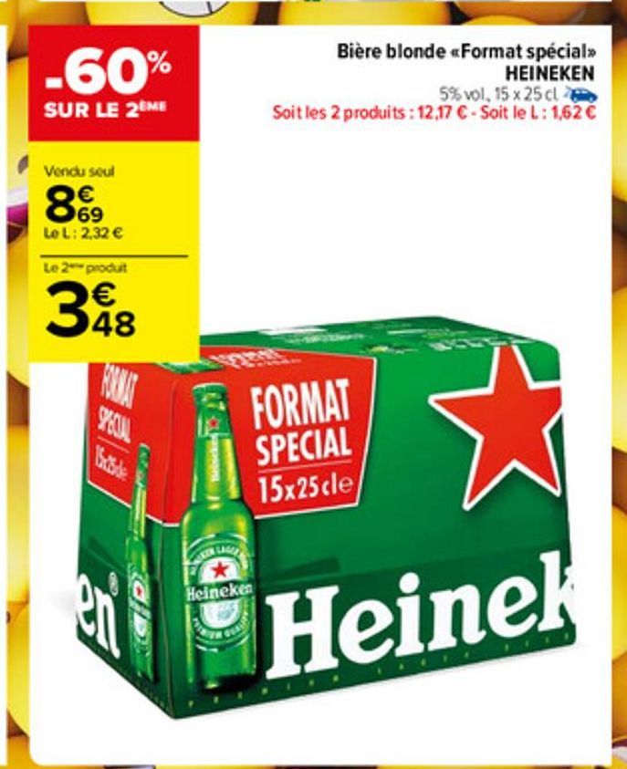 bière blonde Format Special Heineken