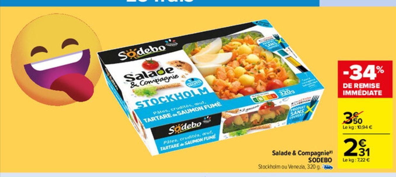 salade & compagnie Sodebo