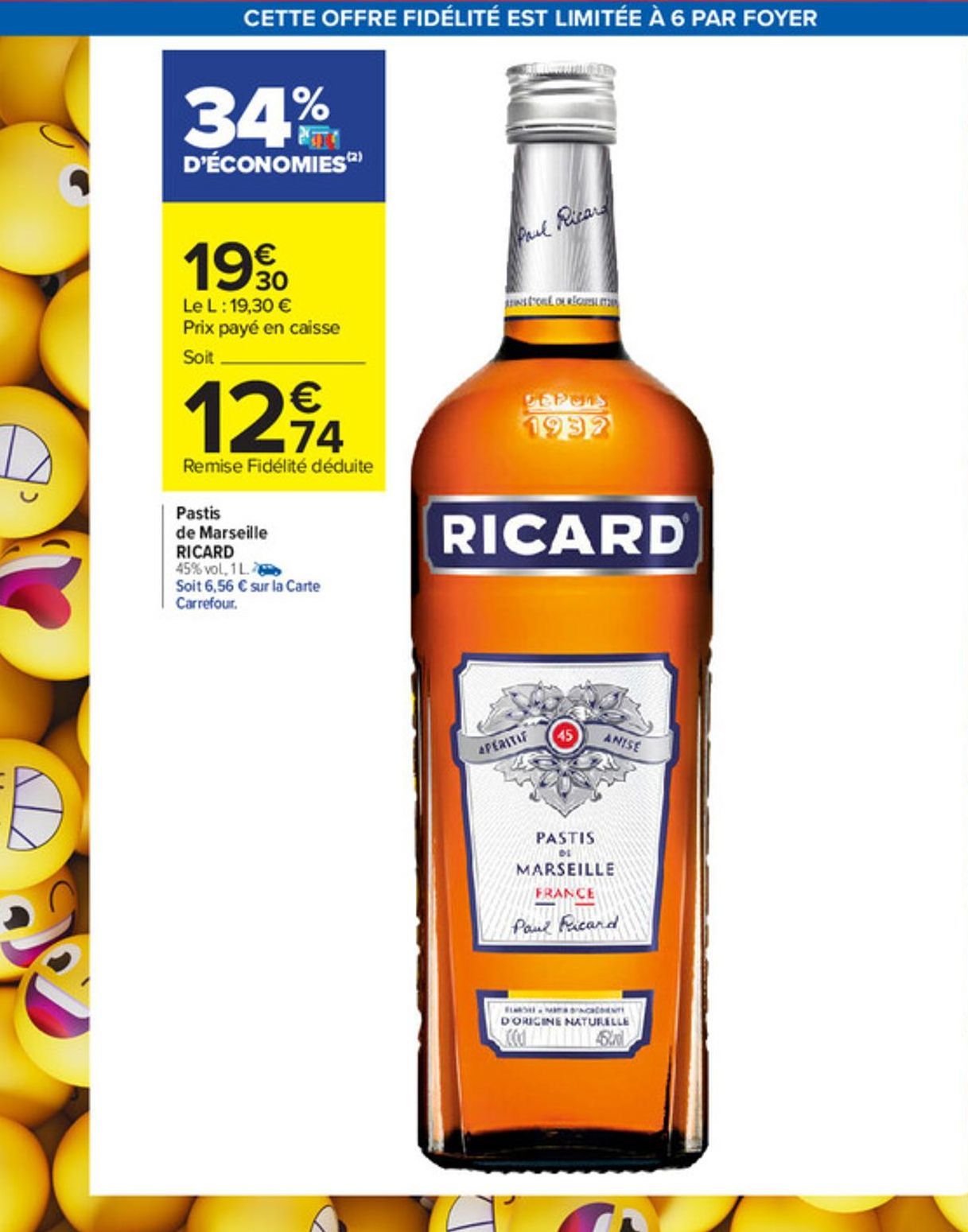 Pastis de Marseille RICARD