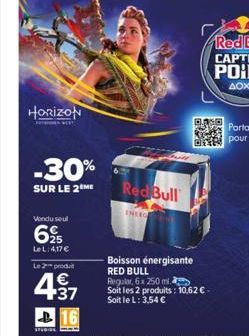 boisson énergétique Red bull