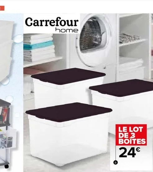 boîtes carrefour