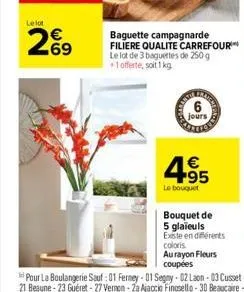 fleurs carrefour