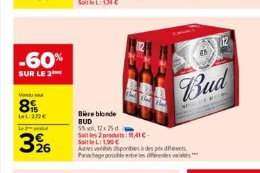 bière blonde Budweiser