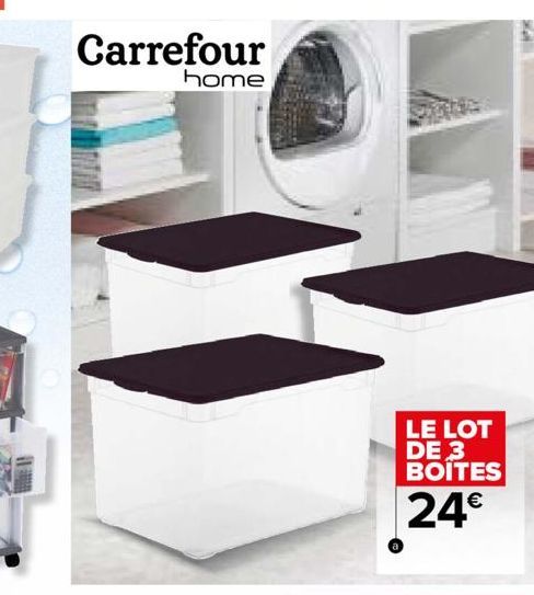 boîtes Carrefour