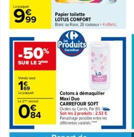 papier toilette Carrefour