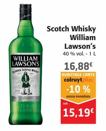Scotch Whisky William Lawson's
