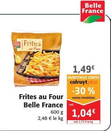 Frites au Four Belle France 