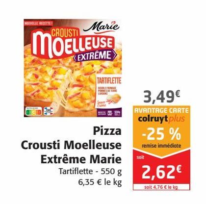 Pizza Crousti Moelleuse Extrême Marie 