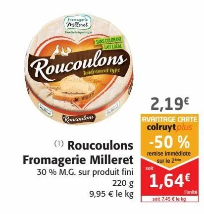 roucoulons fromagerie milleret 