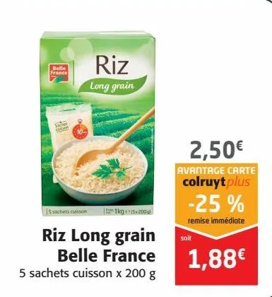 riz long grain belle france