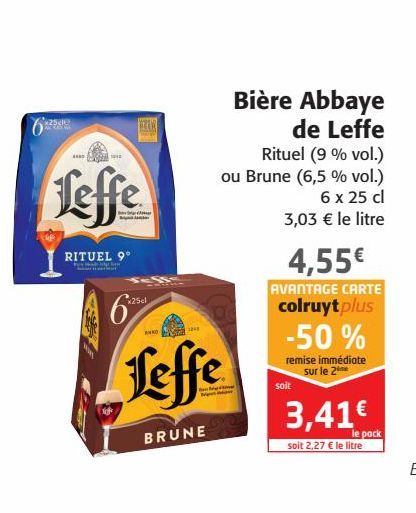 Bière Abbaye de Leffe