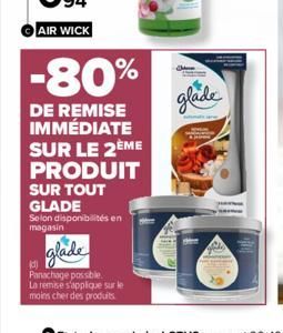 soldes Glade