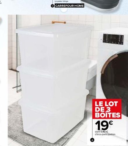 Com  the  LE LOT DE 3 BOITES  19€  dont 0,40 € d'éco-participation 