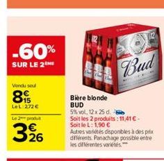 bière blonde Budweiser