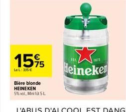 bière blonde Heineken