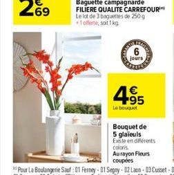 fleurs Carrefour