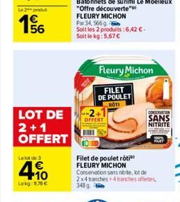 bâtonnets de surimi Fleury Michon