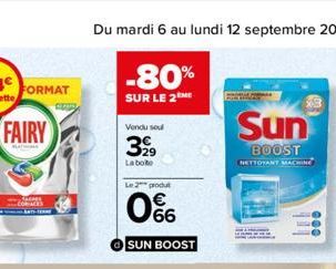 Vendu soul  3999  La boto  Le 2 produ  0%  SUN BOOST  Sun  BOOST  NETTOYANT MAC 