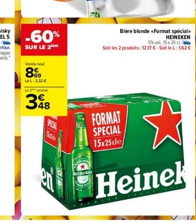 bière blonde Heineken