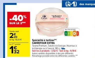 houmous Carrefour