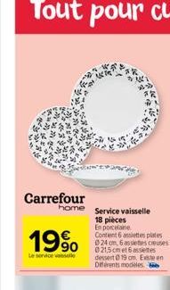 vaisselle Carrefour