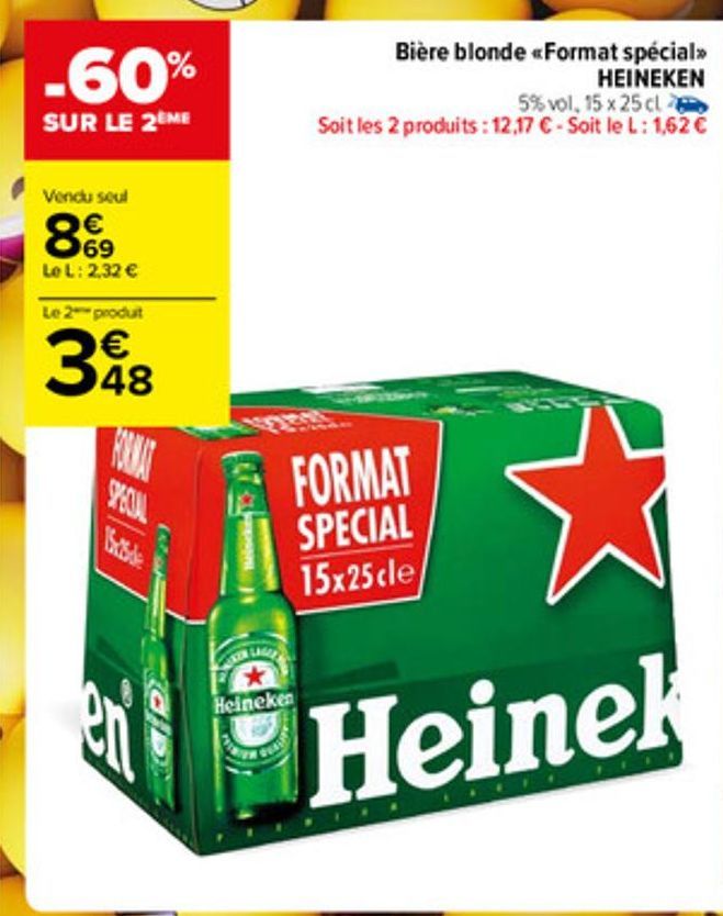 bière blonde Format special Heineken