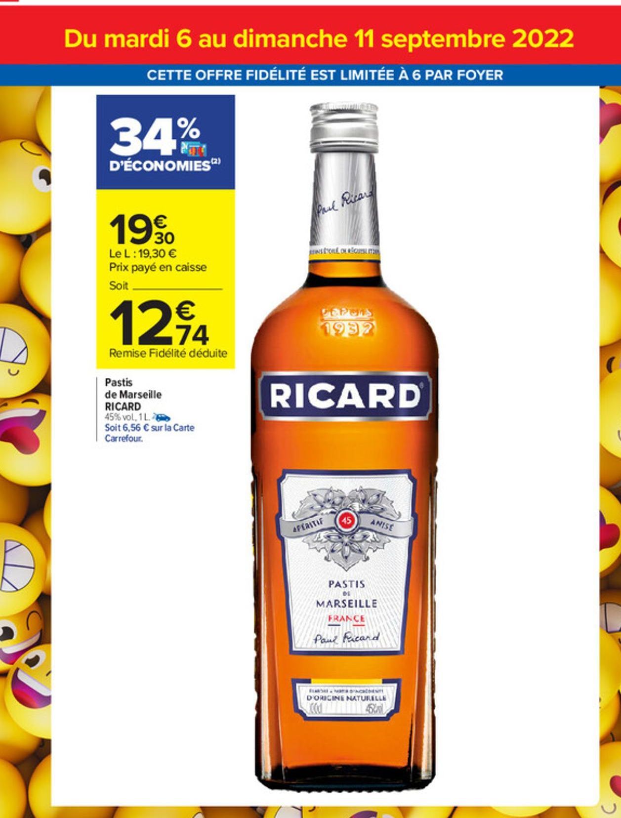 Pastis de Marseille RICARD