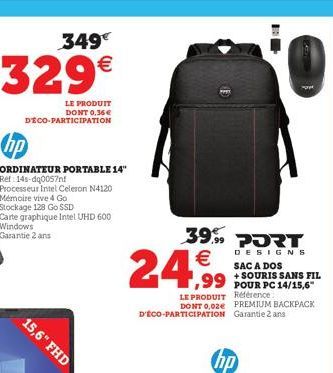 sac à dos HP