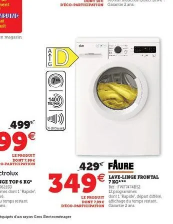 lave-linge faure