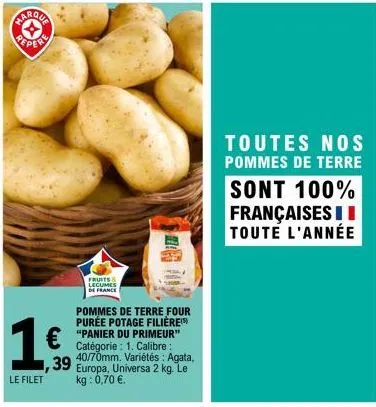 pommes de terre 