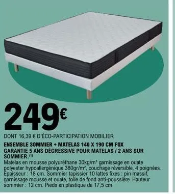 matelas en mousse 