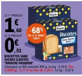 biscottes pasquier