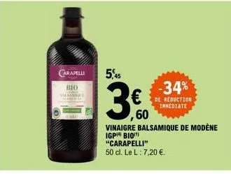 vinaigre balsamique carapelli