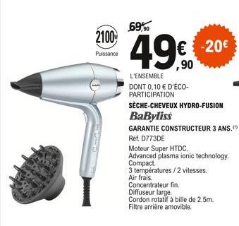 diffuseur Babyliss