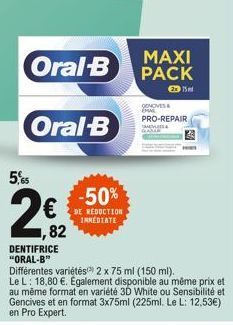 dentifrice Oral-B