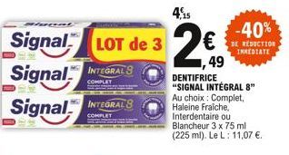 dentifrice Signal