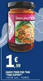 1  sauce pour pad t  € 59 