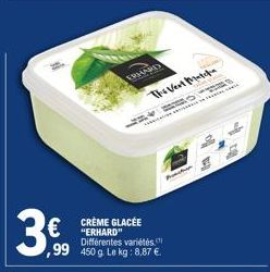 3€  ,99  CRÈME GLACÉE  € ERHARD  ERHARD  P  The Vest Matcha 