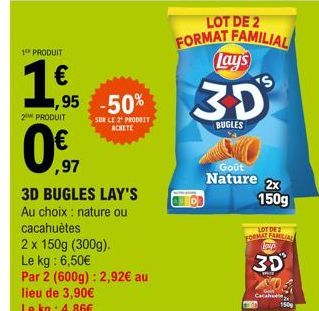 cacahuètes Lay's
